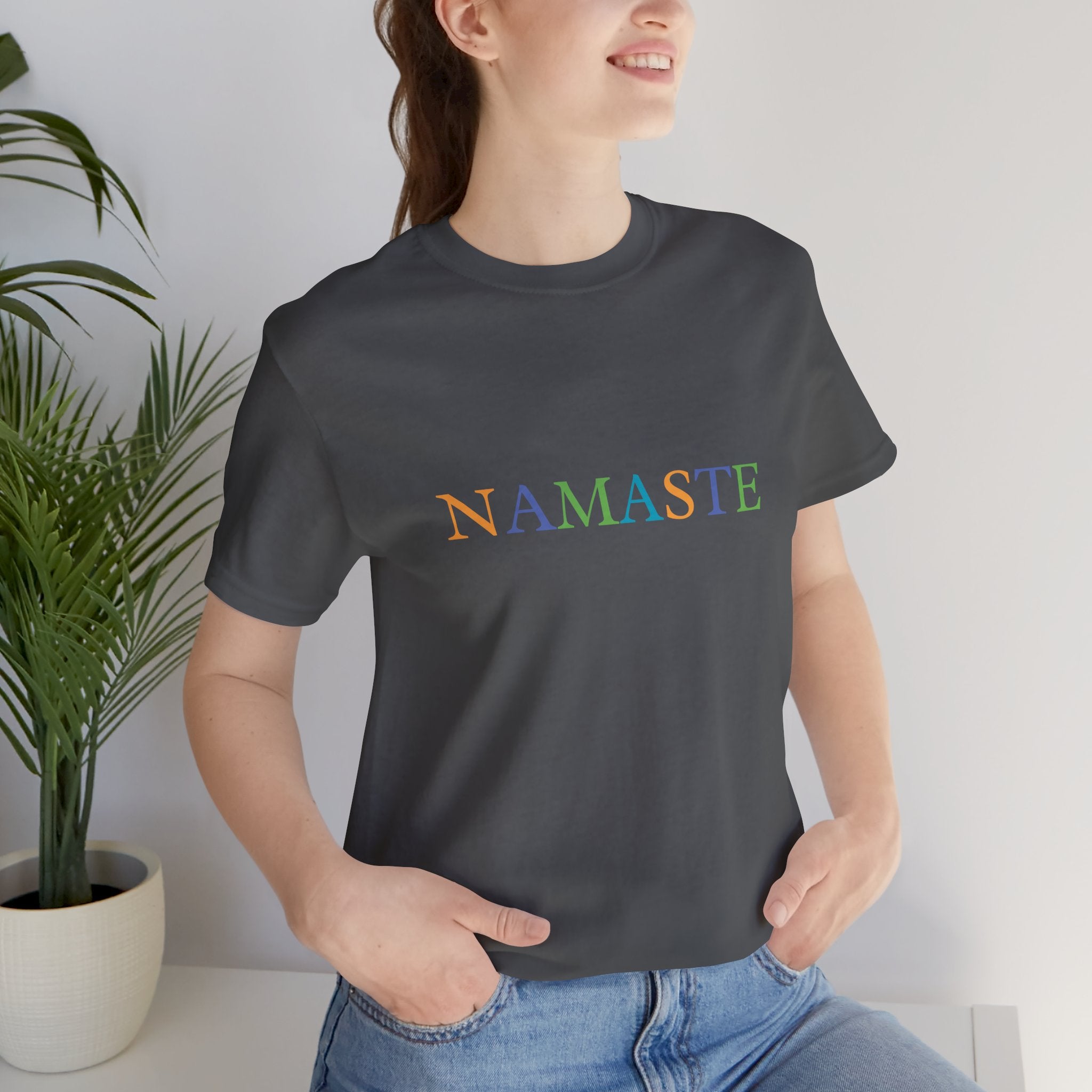 Tramunquiero NAMASTE Camiseta Unisex con Cuello Redondo