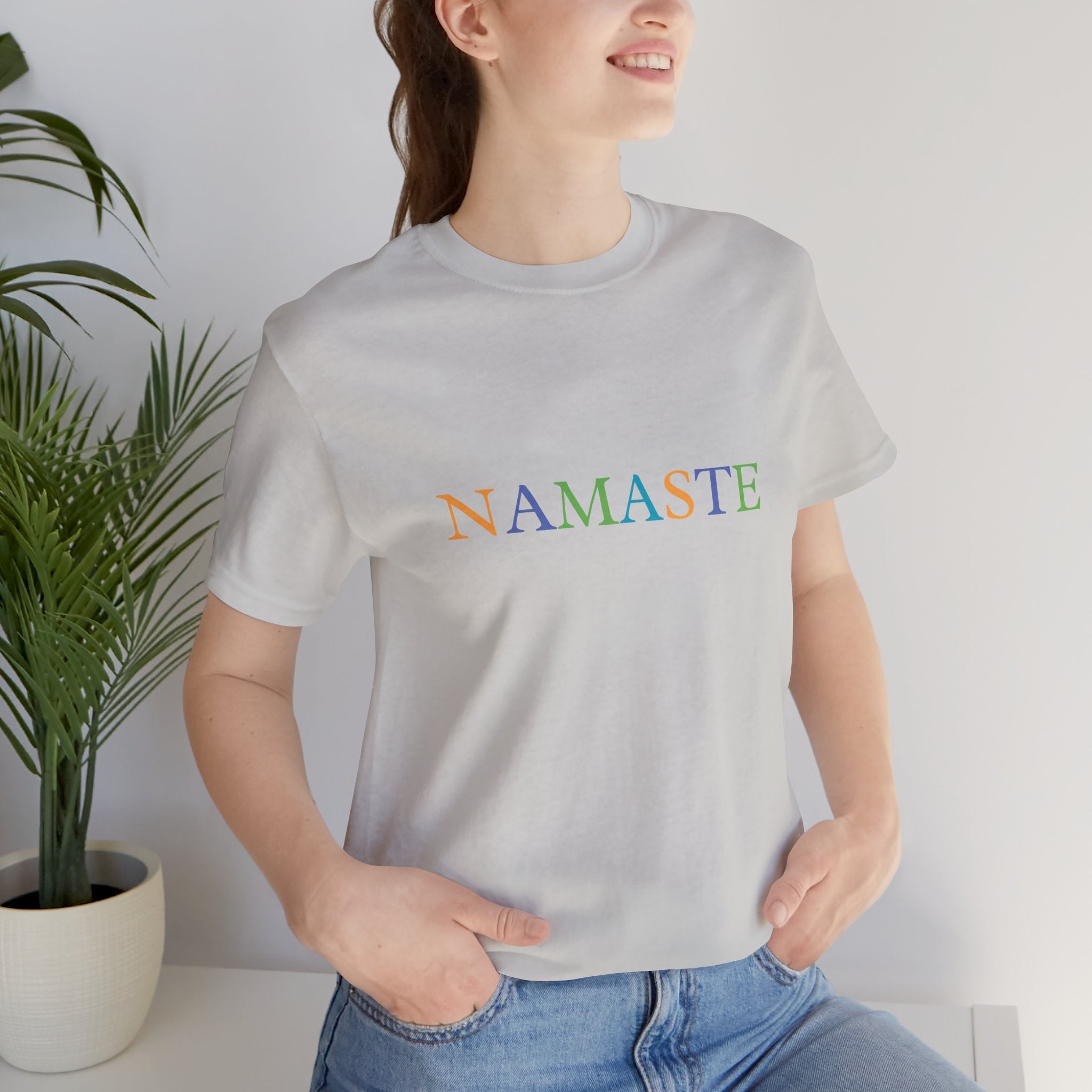 Tramunquiero NAMASTE Camiseta Unisex con Cuello Redondo