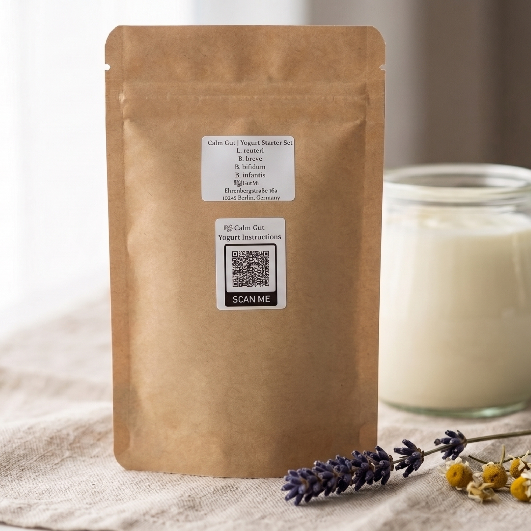 GutMi | L. reuteri + 6 cepas más (7 en total) | Incluye todas las especies perdidas | 3 kits de iniciación para yogur | Pack de iniciación | Cultivos iniciadores | 9 iniciadores de yogur